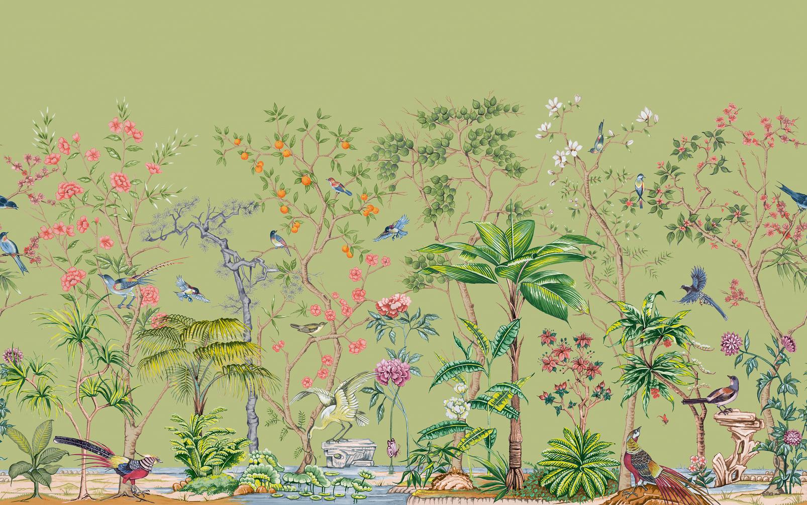 Mizuwonomu Tori Sage Bespoke Mural