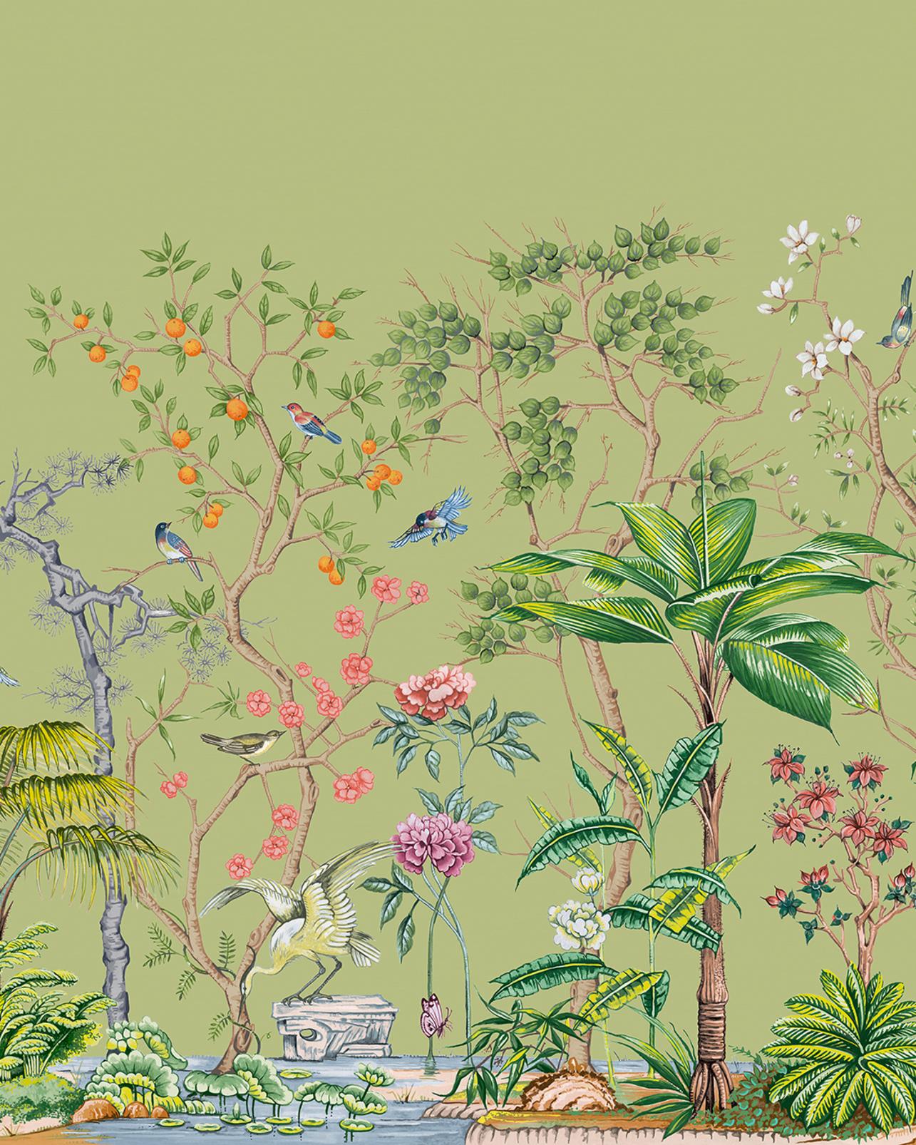 Mizuwonomu Tori Sage Bespoke Mural