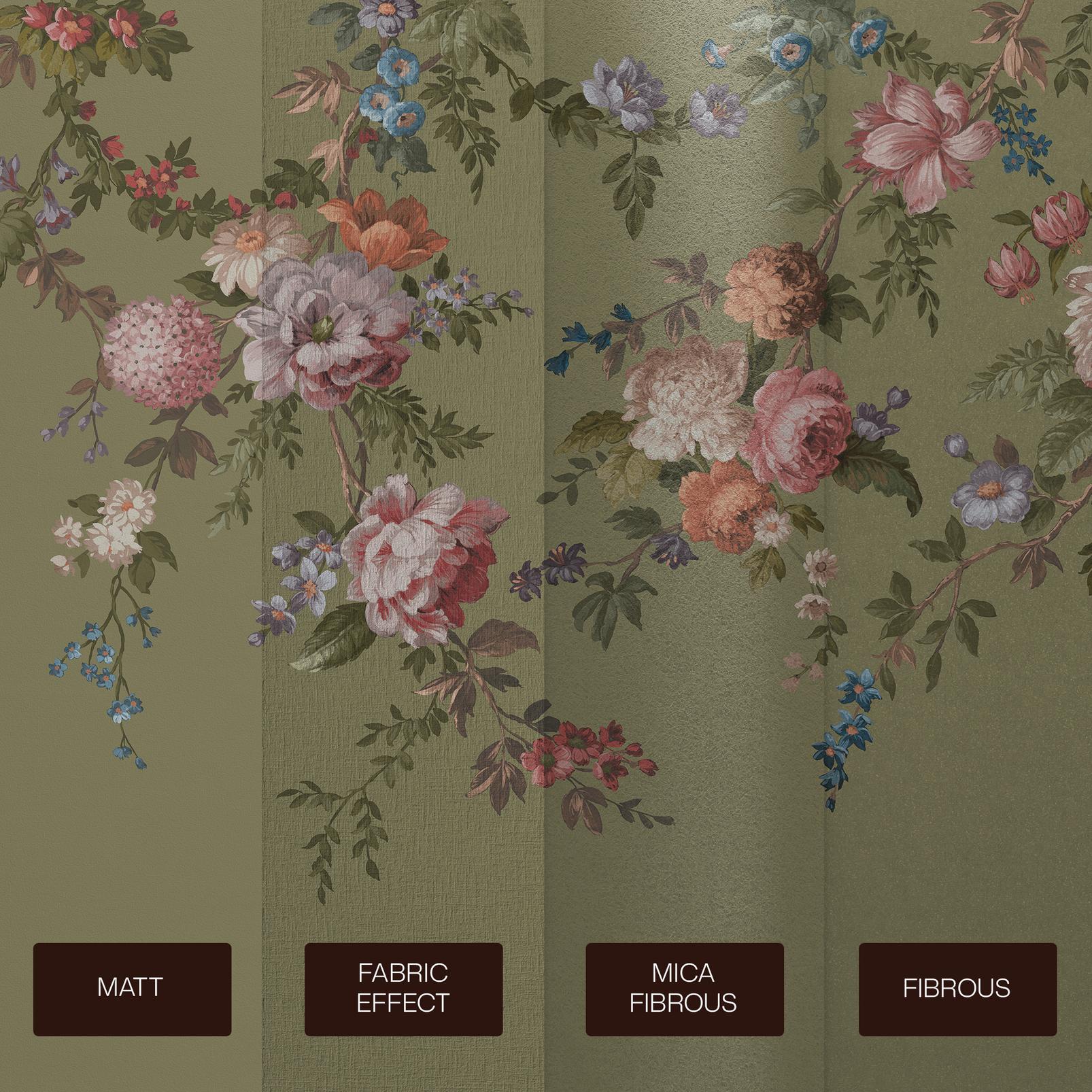 Hague Fleurs Olive Bespoke Mural