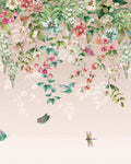 Ethereal Flora Blush Bespoke Mural