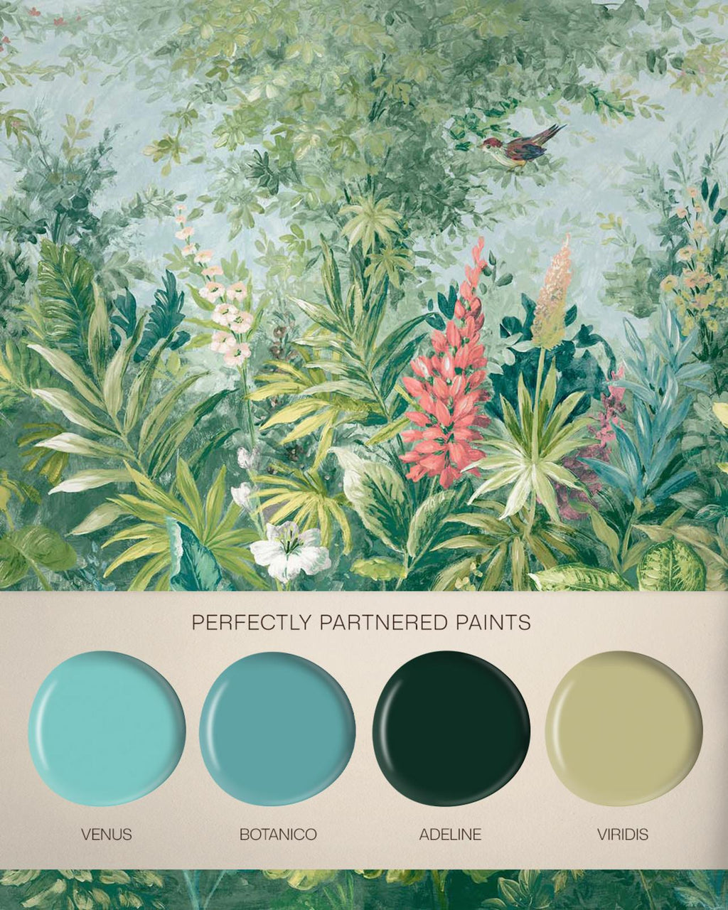 Fantasium Meadow Botanico Bespoke Mural