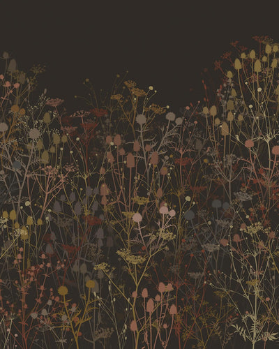 Tania's Garden Cocoa Bespoke Mural by Clarissa Hulse