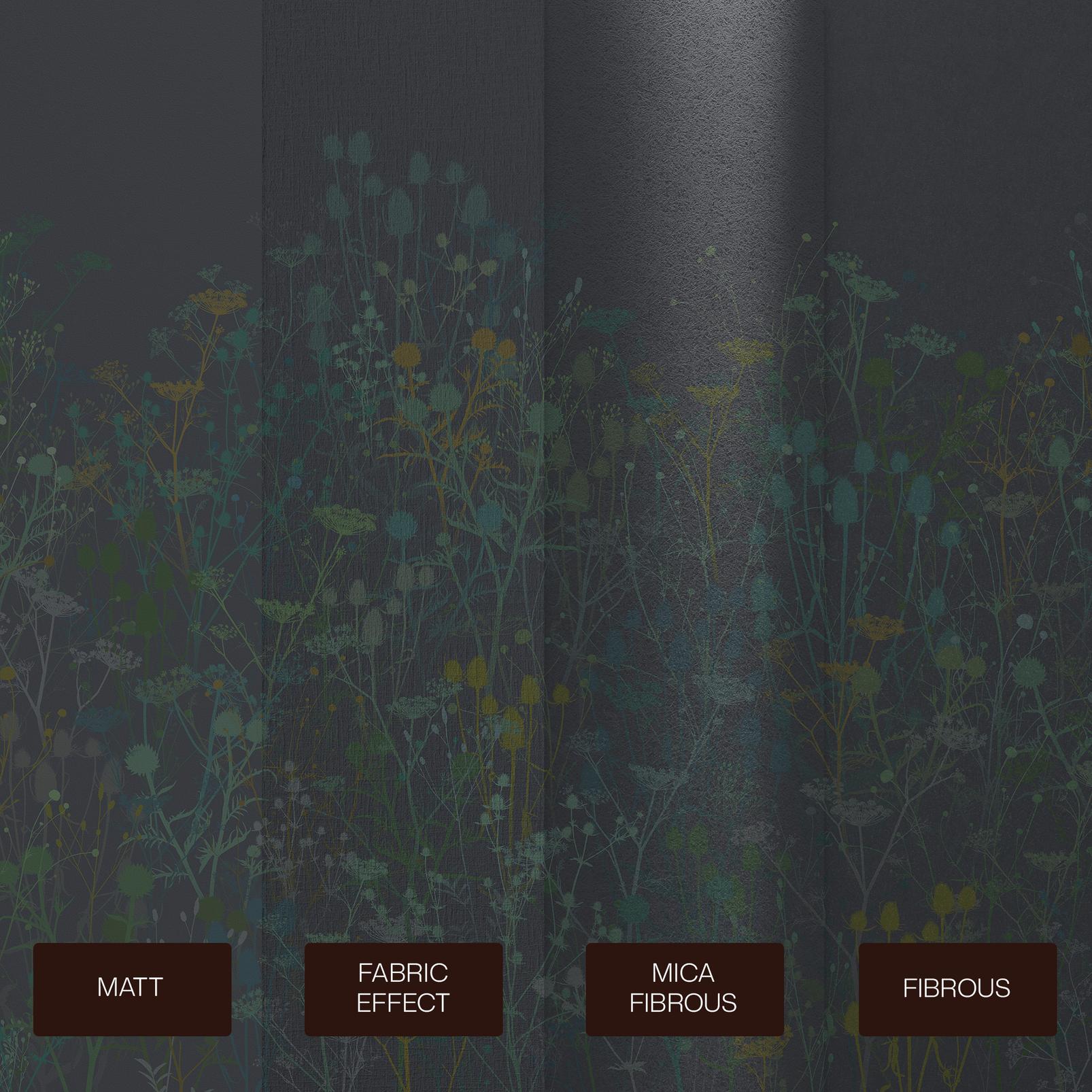 Tania's Garden Midnight Bespoke Mural by Clarissa Hulse
