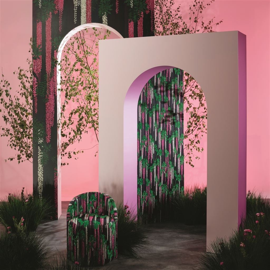 Wisteria Alba Magenta (Scenes & Murals II)