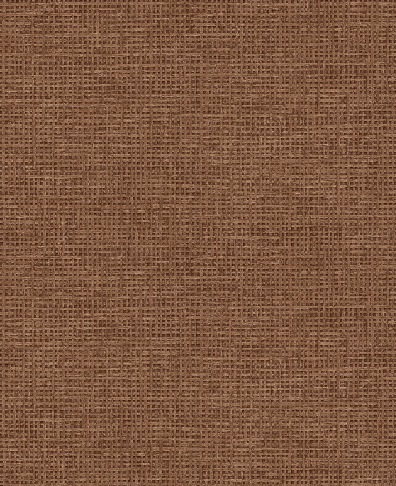 Rustic Weft Clay Wallpaper