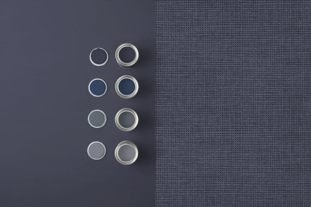 Rustic Weft Denim Wallpaper