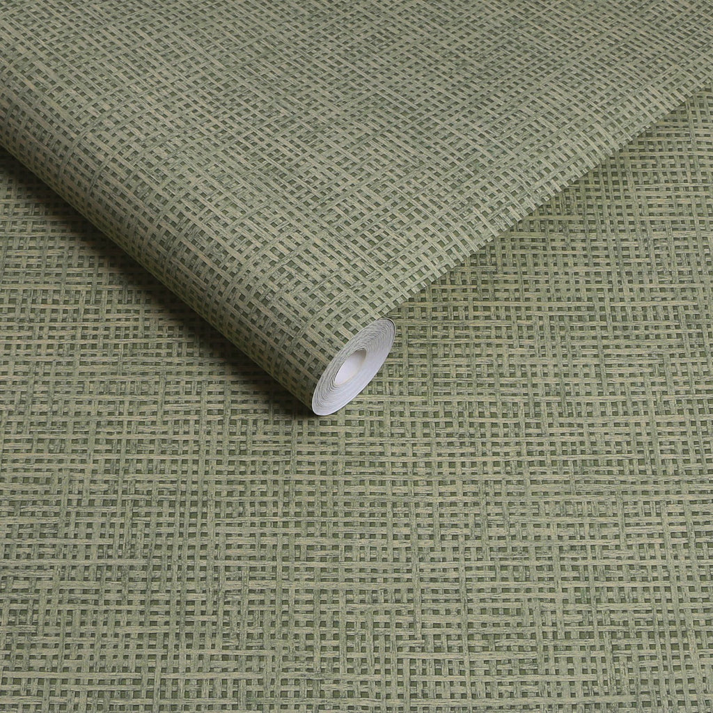 Rustic Weft Calma Wallpaper
