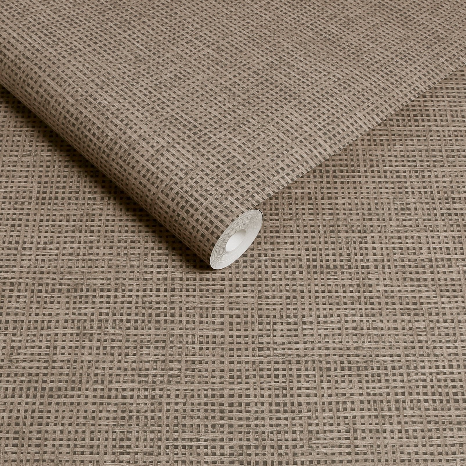Rustic Weft Toast Wallpaper