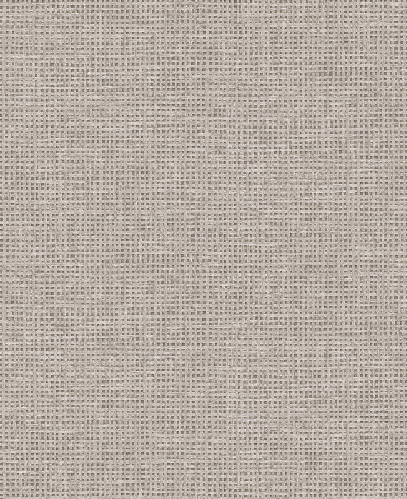 Rustic Weft Praline Wallpaper