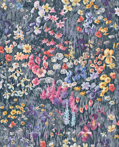 Cottage Garden Midnight Wallpaper