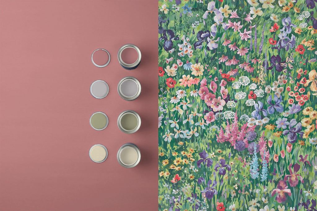 Cottage Garden Verdant Wallpaper
