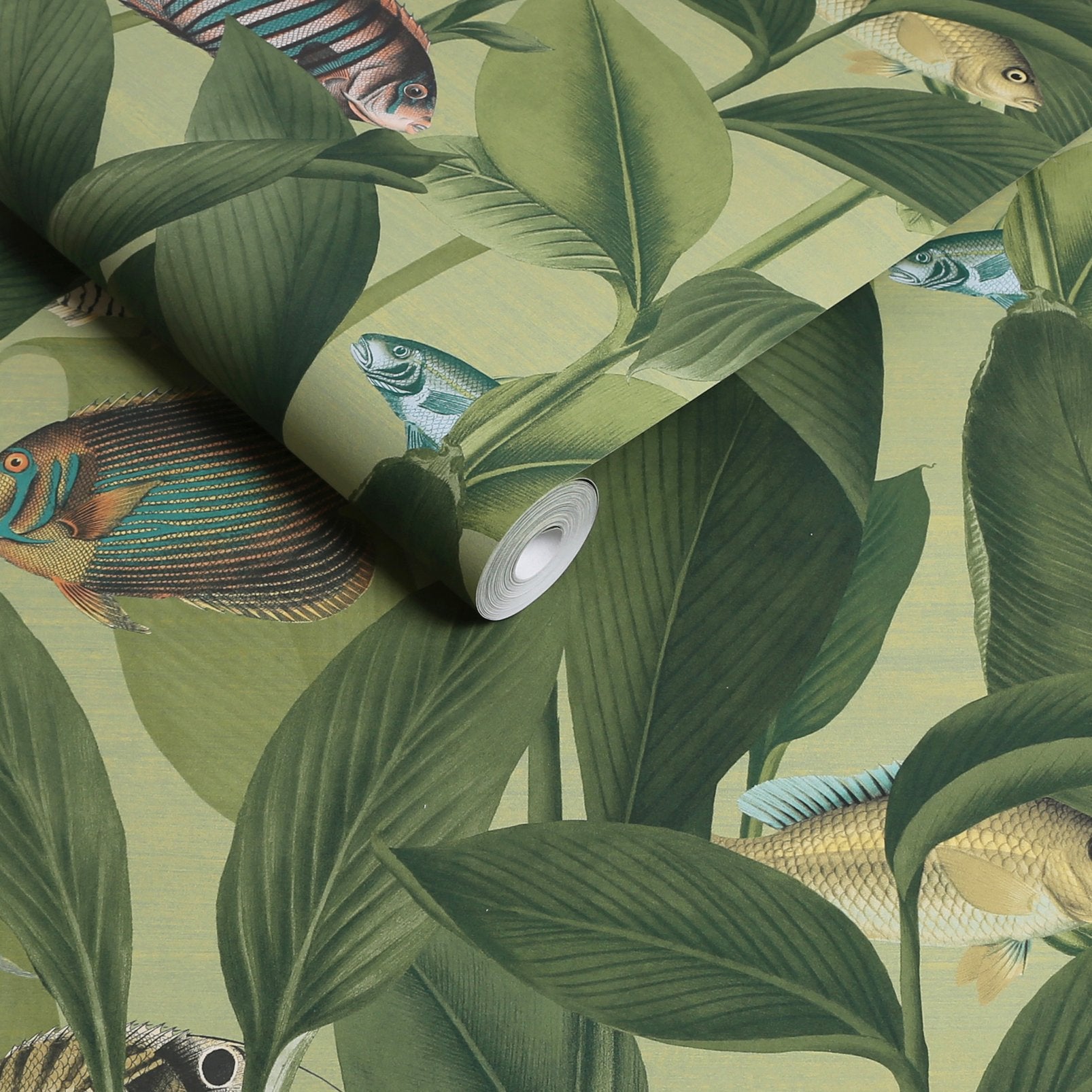 Aquarium Green Wallpaper