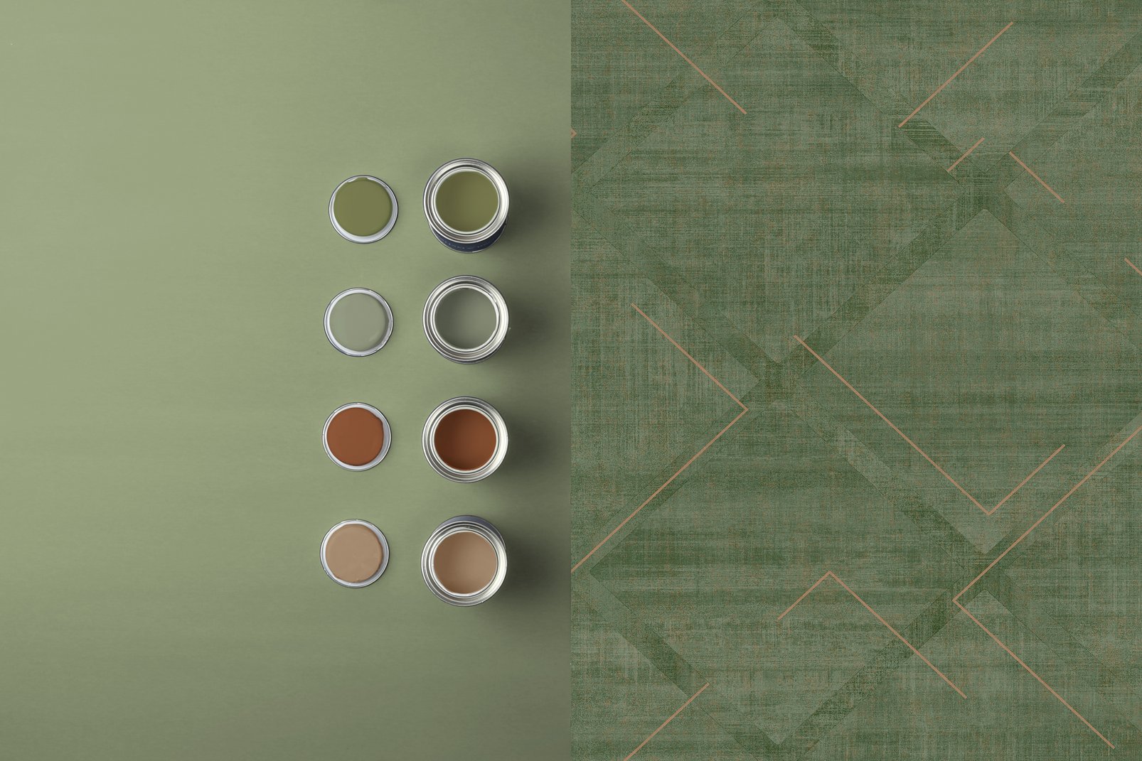 Lorenzo Geo Emerald Wallpaper
