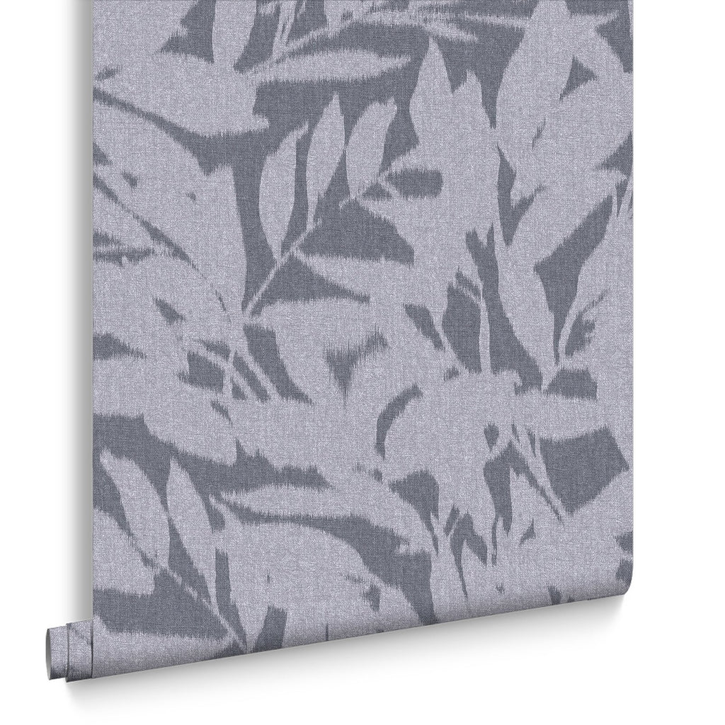 Shadow Play Denim Wallpaper