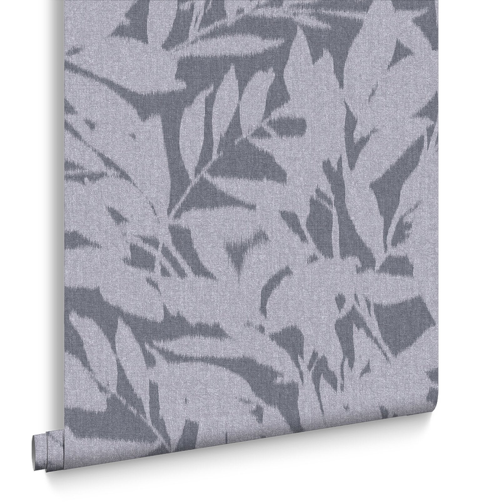 Shadow Play Denim Wallpaper
