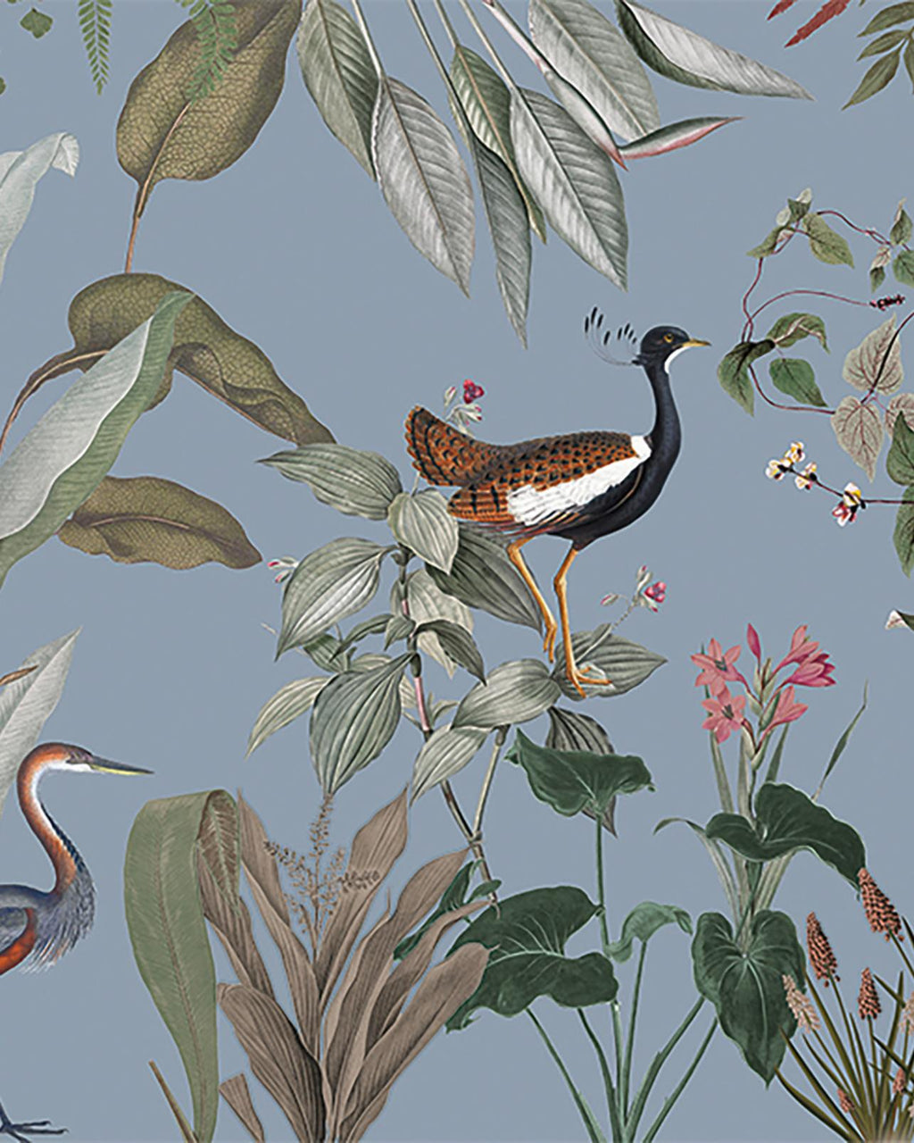 Glasshouse Blue Bespoke Mural