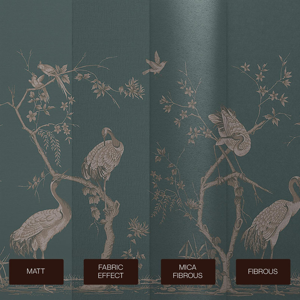 Grazing Cranes Twilight BeSpoke Mural