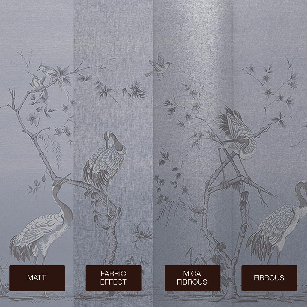 Grazing Cranes Sky Bespoke Mural