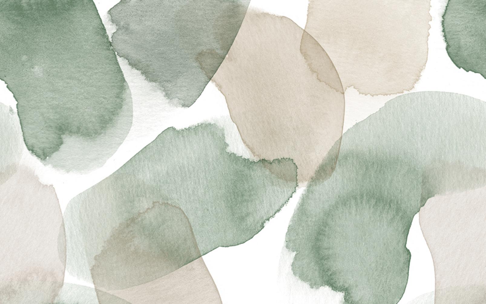 Watercolour Stills Green Bespoke Mural
