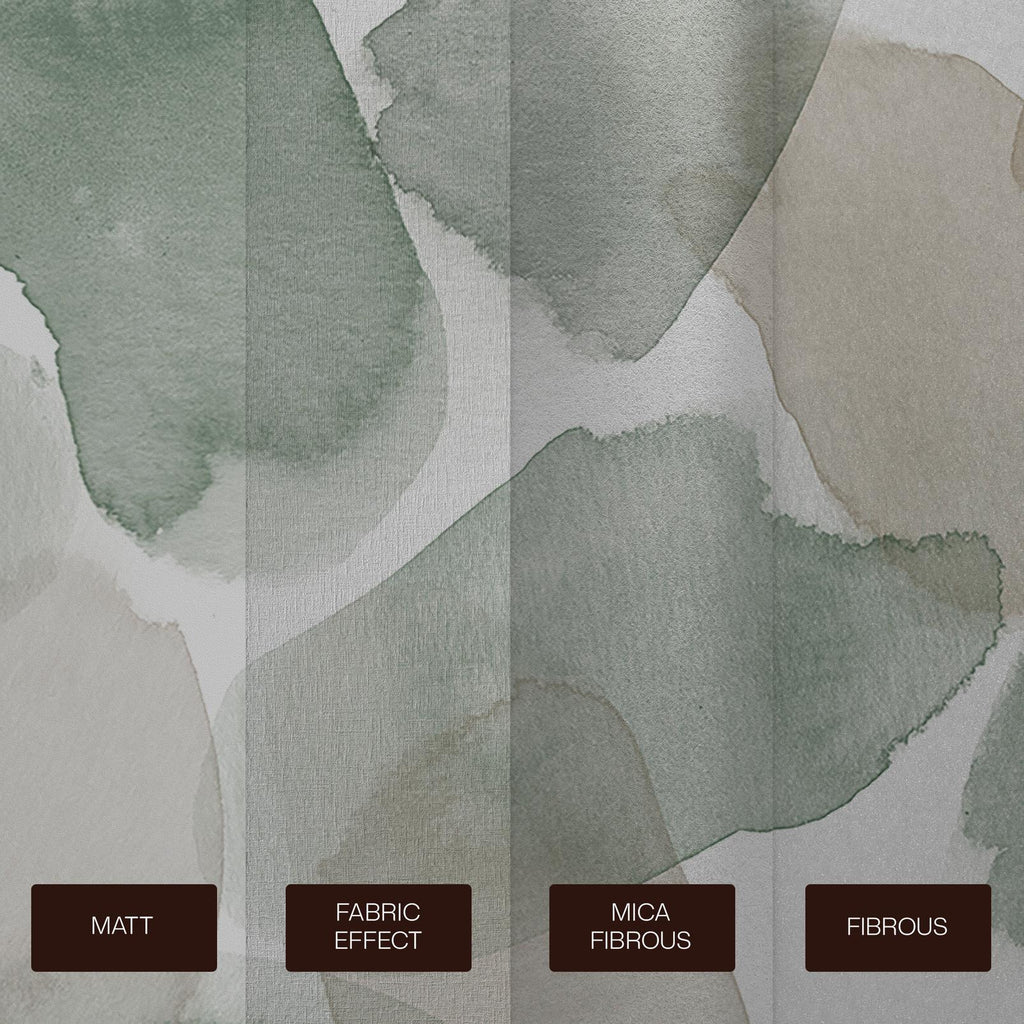 Watercolour Stills Green Bespoke Mural