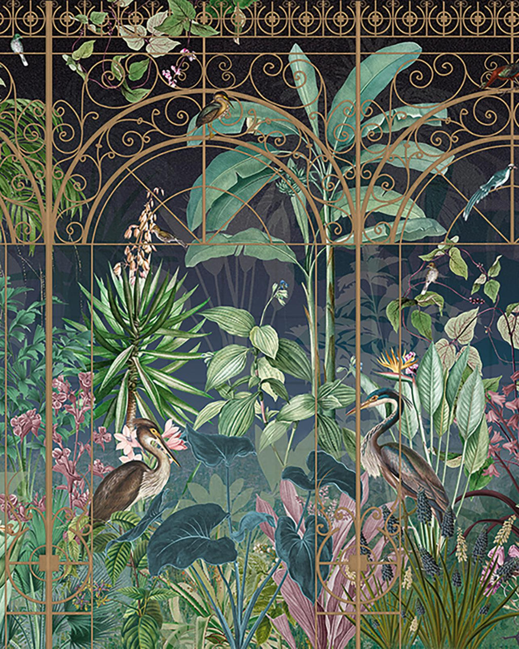 Into The Glasshouse Night Bespoke Mural