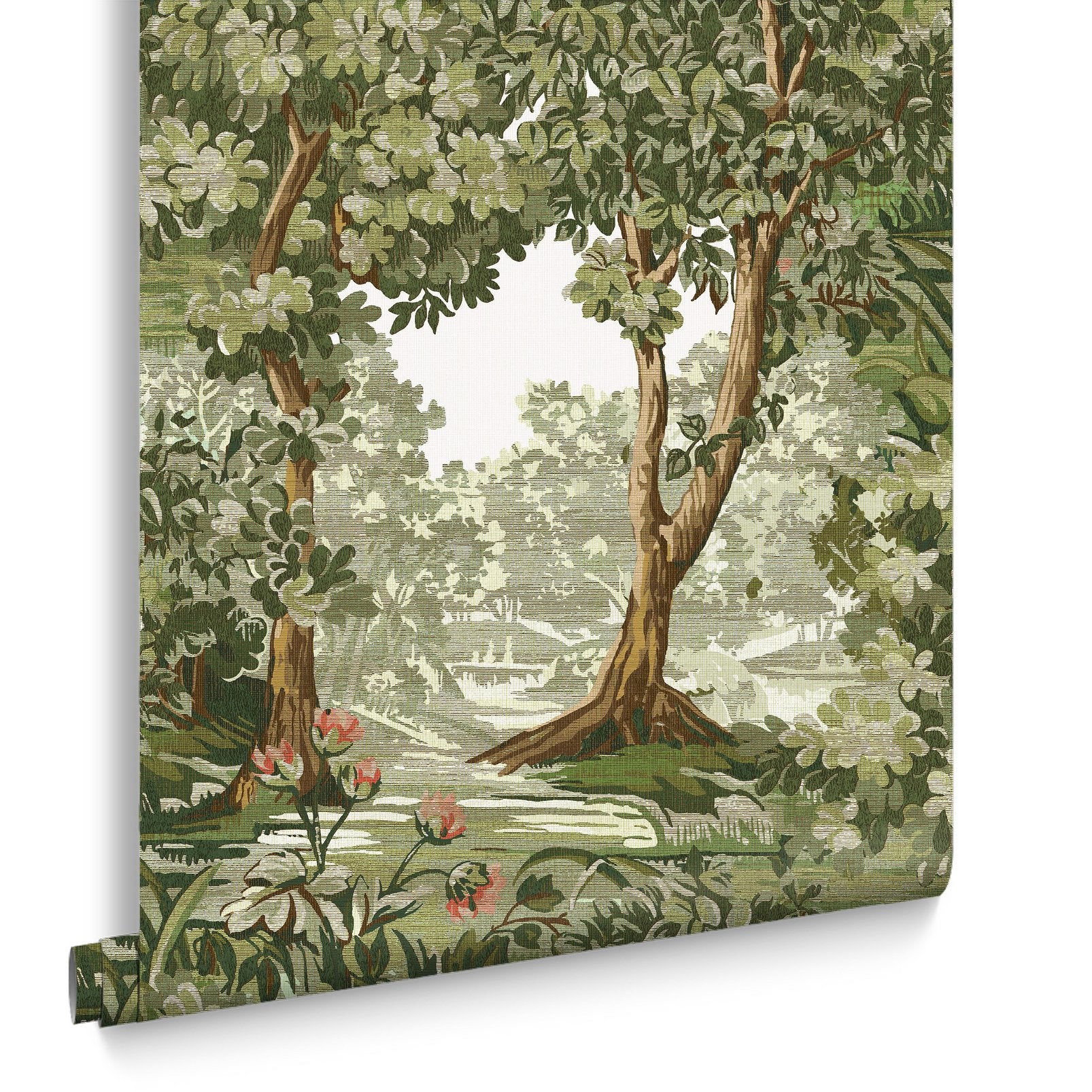 Bodenham Spring Sage Wallpaper