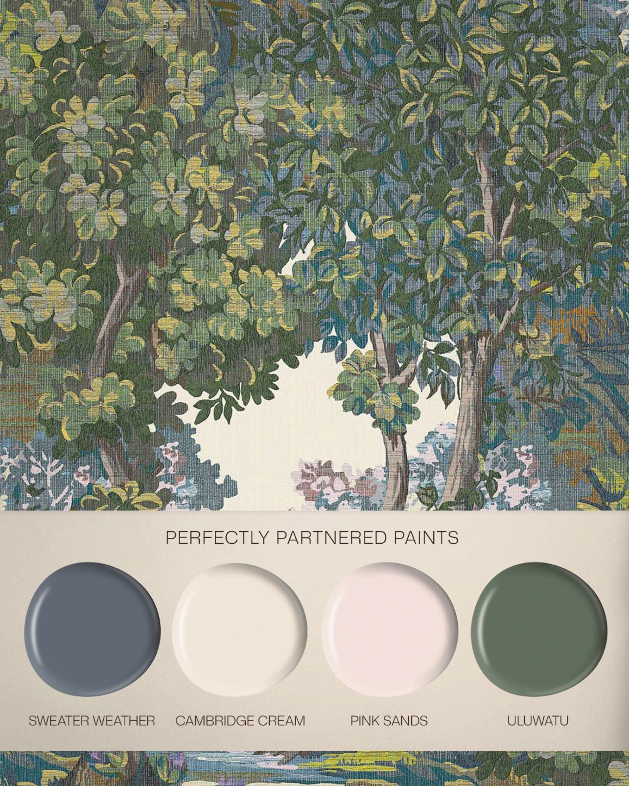 Bodenham Heritage Green Wallpaper