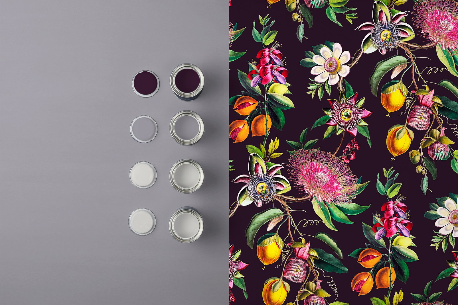 Physic Garden Blackcurrant Wallpaper