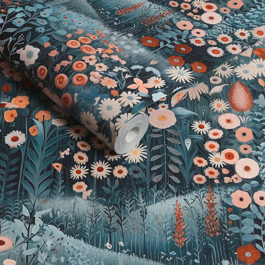 Glenwhan Wildflower Midnight Wallpaper