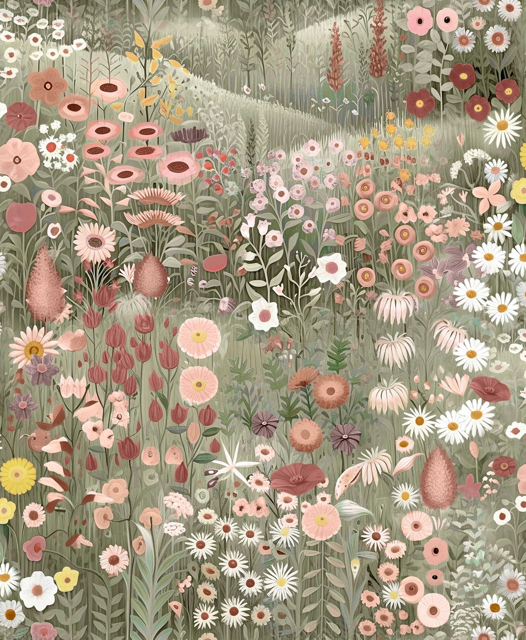 Glenwhan Wildflower Dew Wallpaper