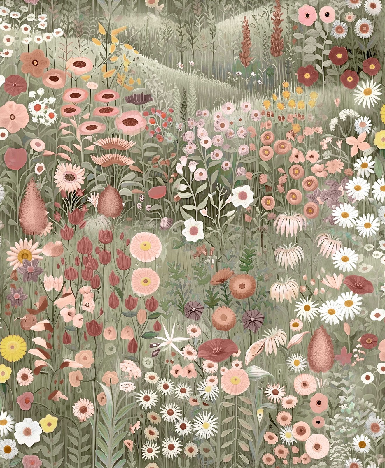 Glenwhan Wildflower Dew Wallpaper