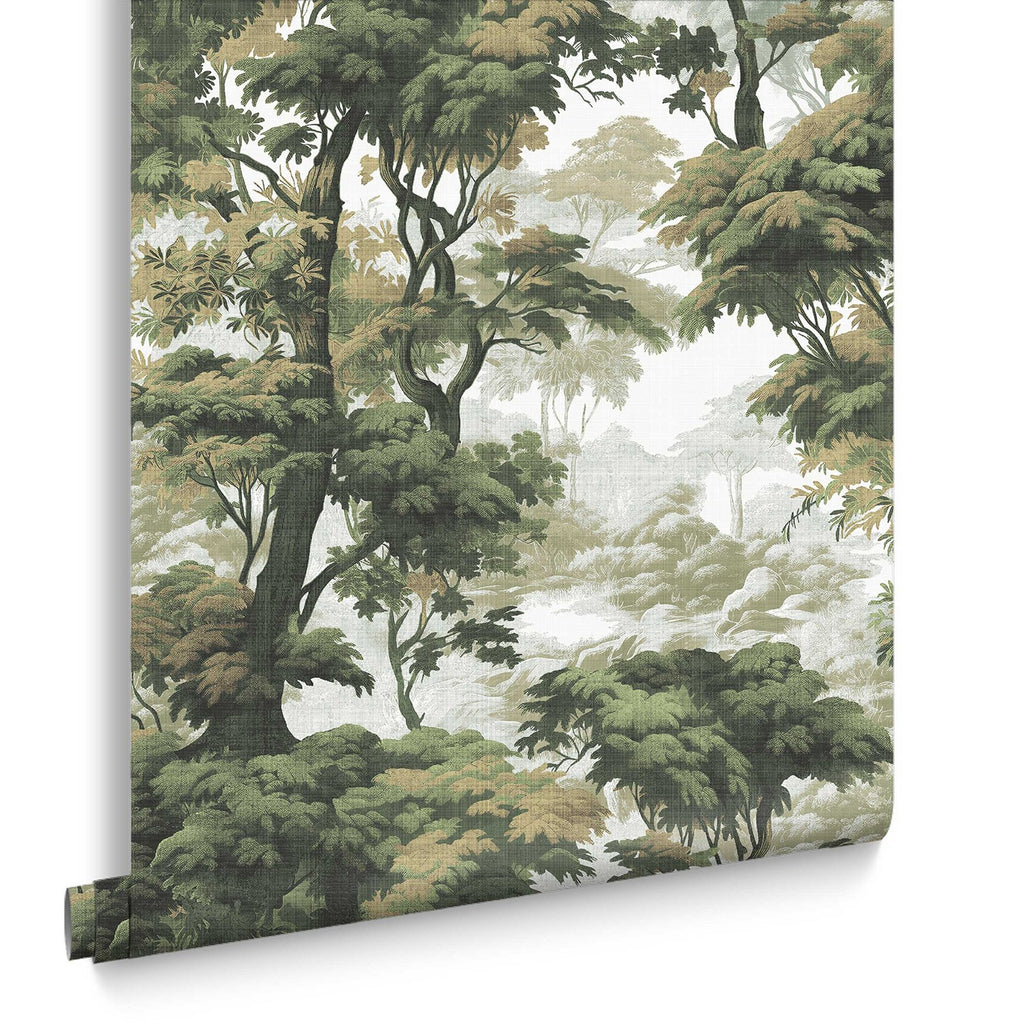 Bobart's Garden Lush Green Wallpaper