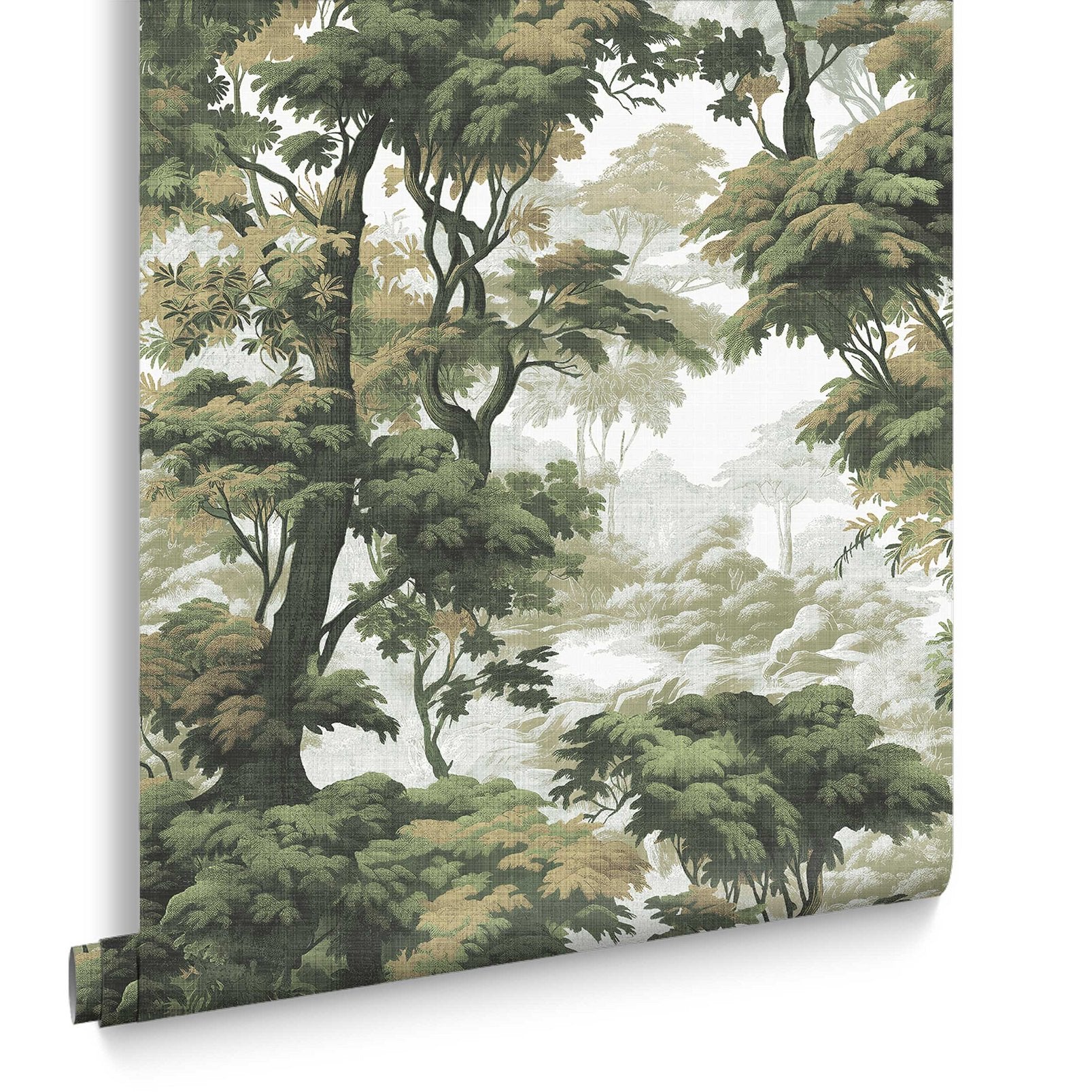 Bobart's Garden Lush Green Wallpaper