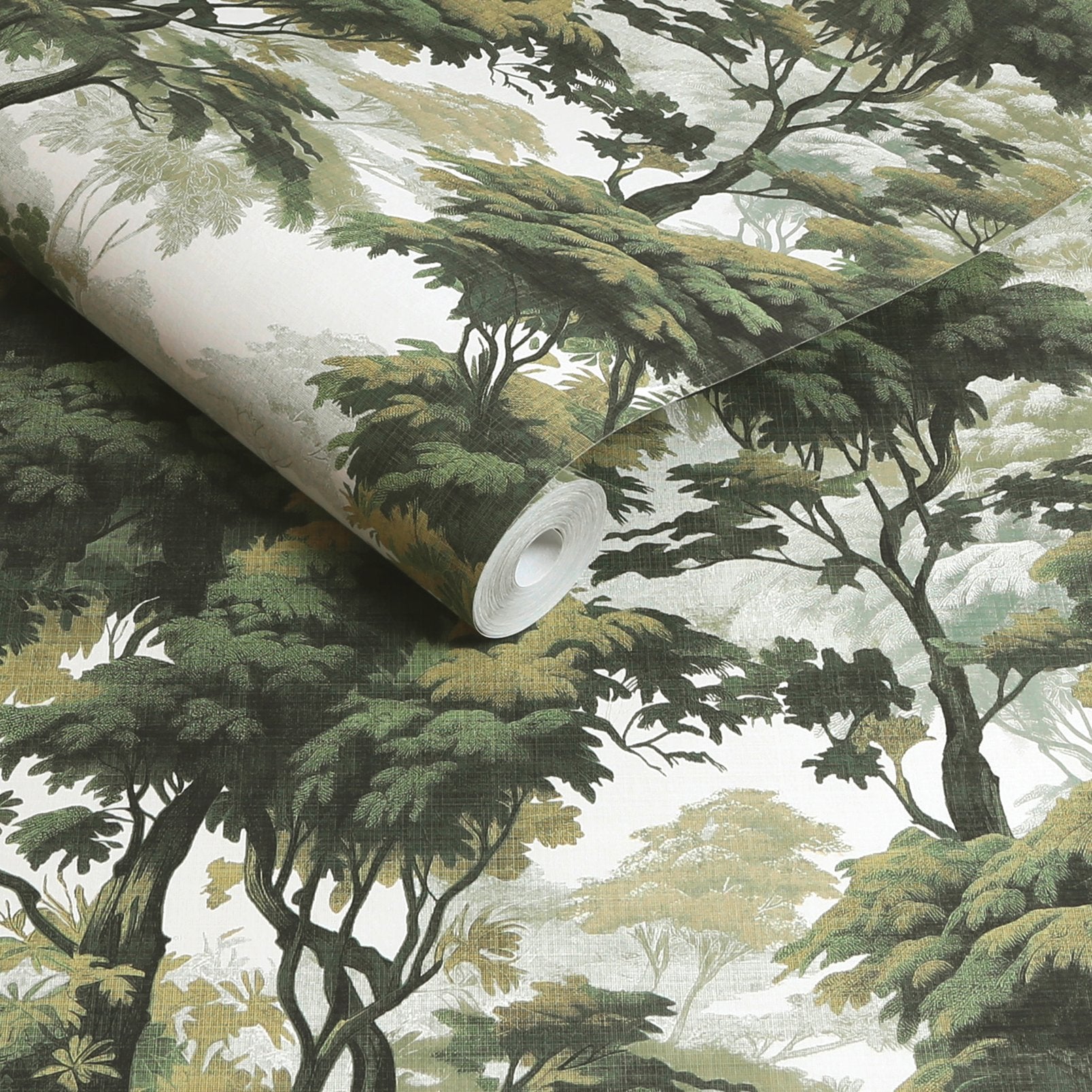 Bobart's Garden Lush Green Wallpaper