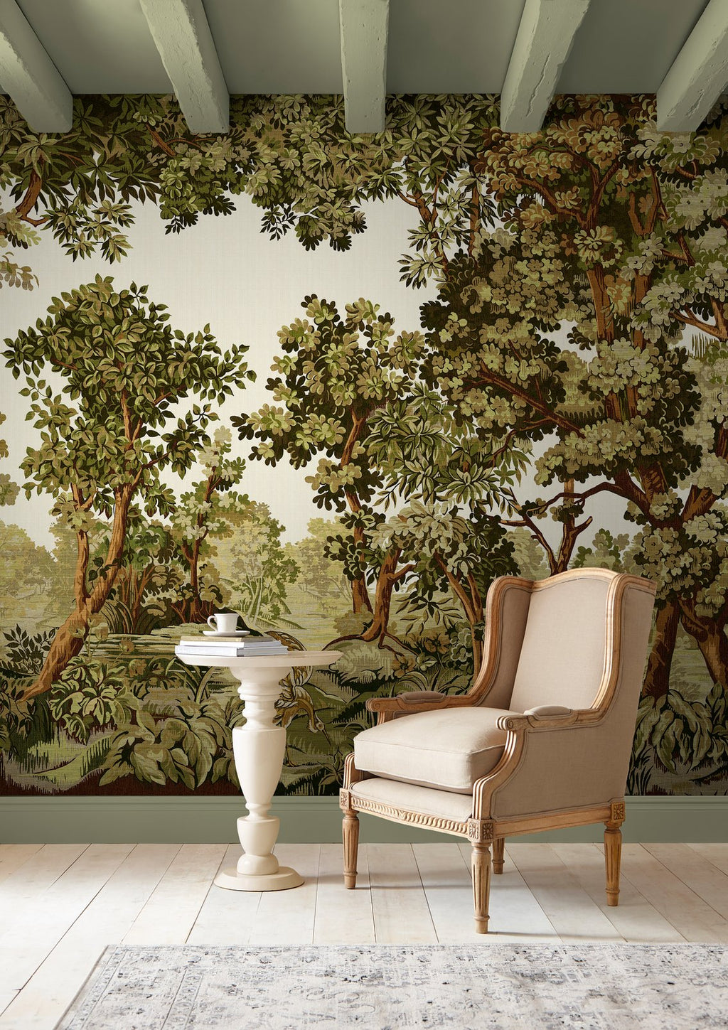 Bodenham Spring Sage Bespoke Mural.