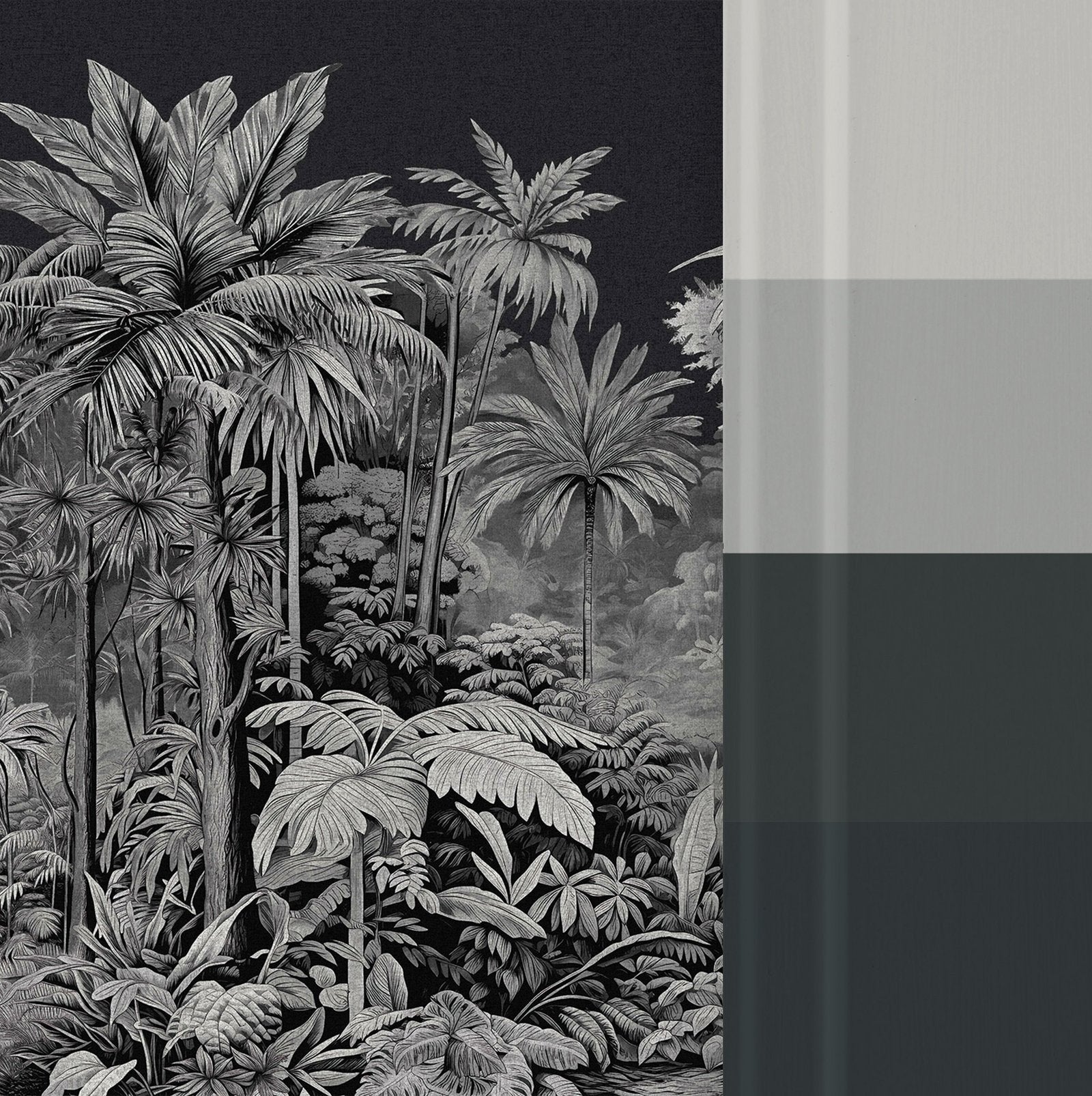 Benmore Ridge Monochrome Bespoke Mural