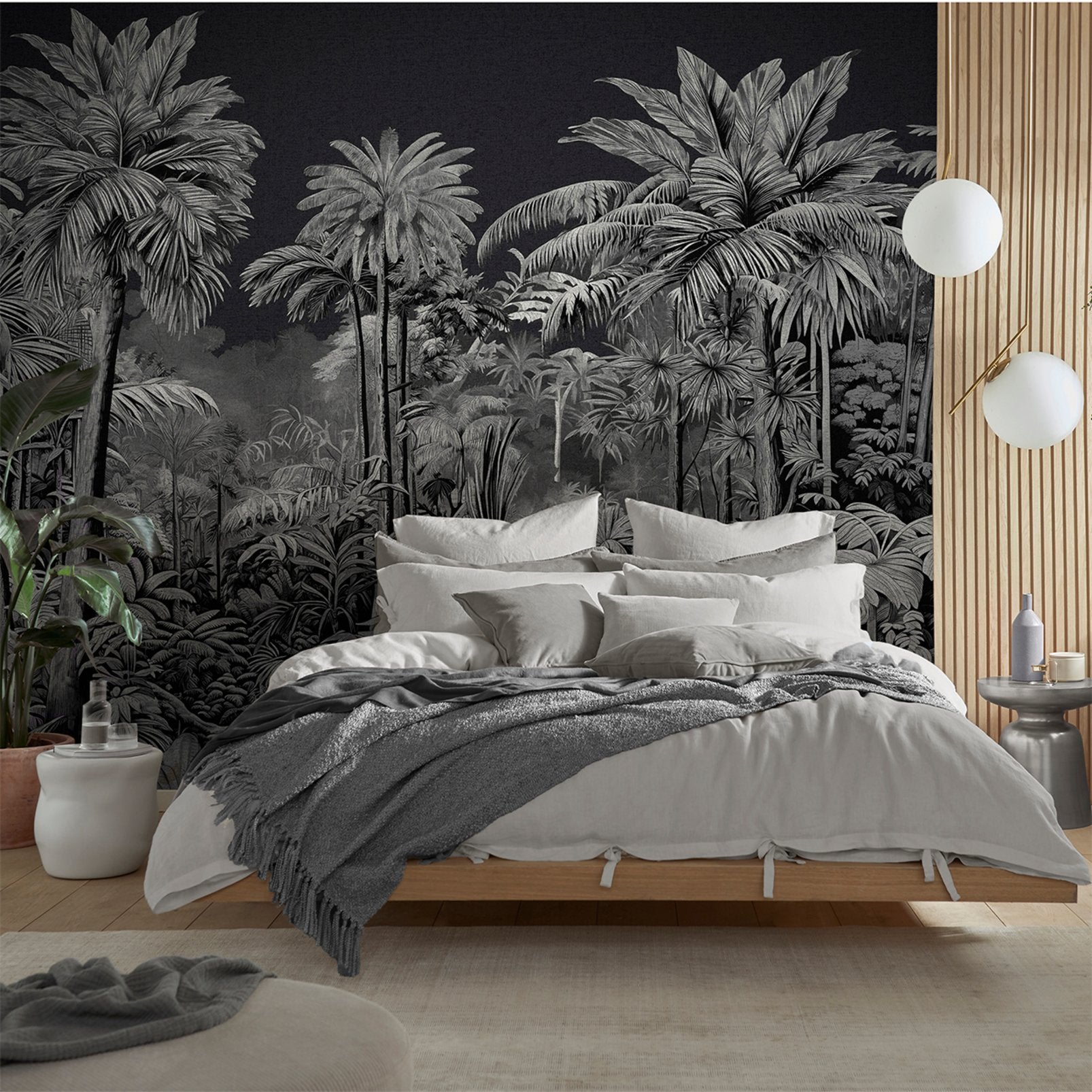 Benmore Ridge Monochrome Bespoke Mural