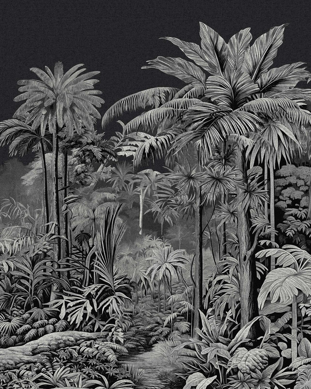 Benmore Ridge Monochrome Bespoke Mural