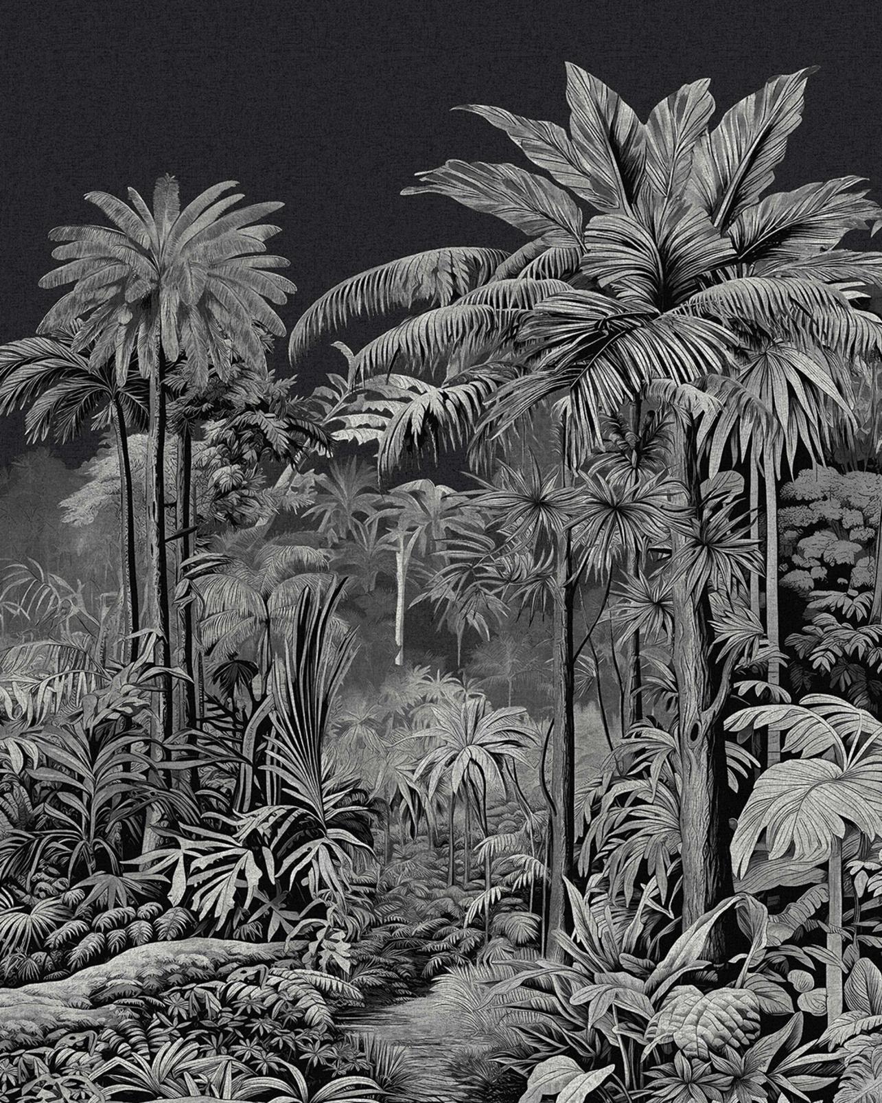 Benmore Ridge Monochrome Bespoke Mural