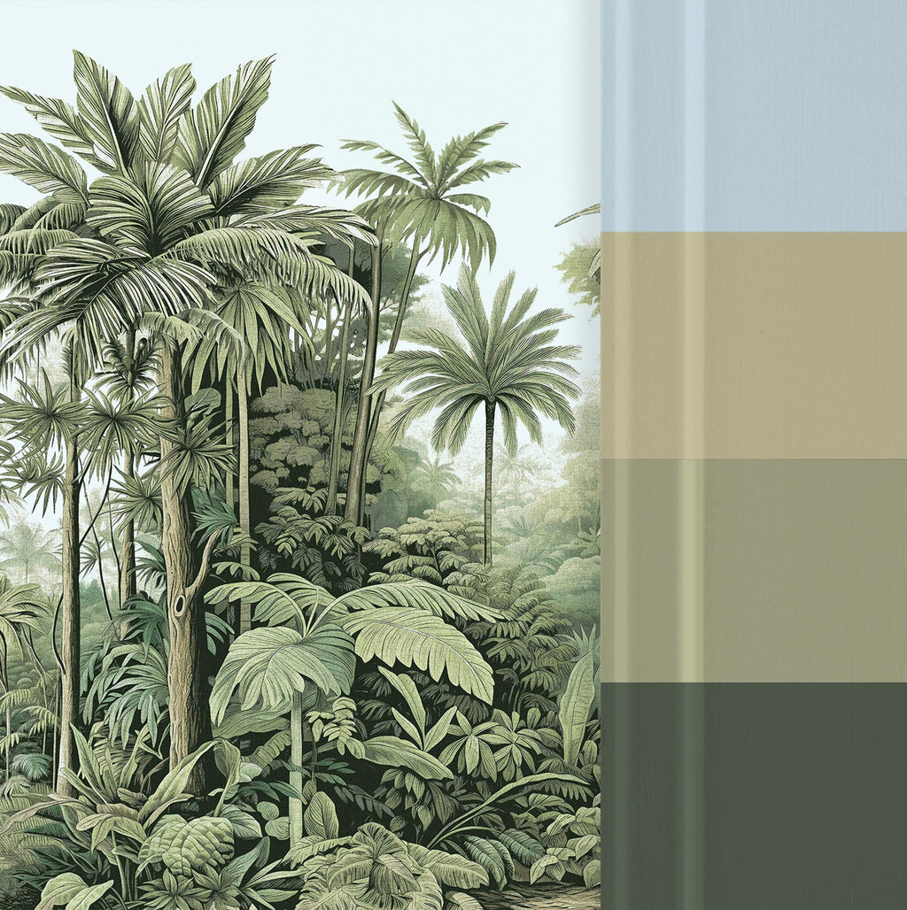 Benmore Ridge Muted Blue Bespoke Mural