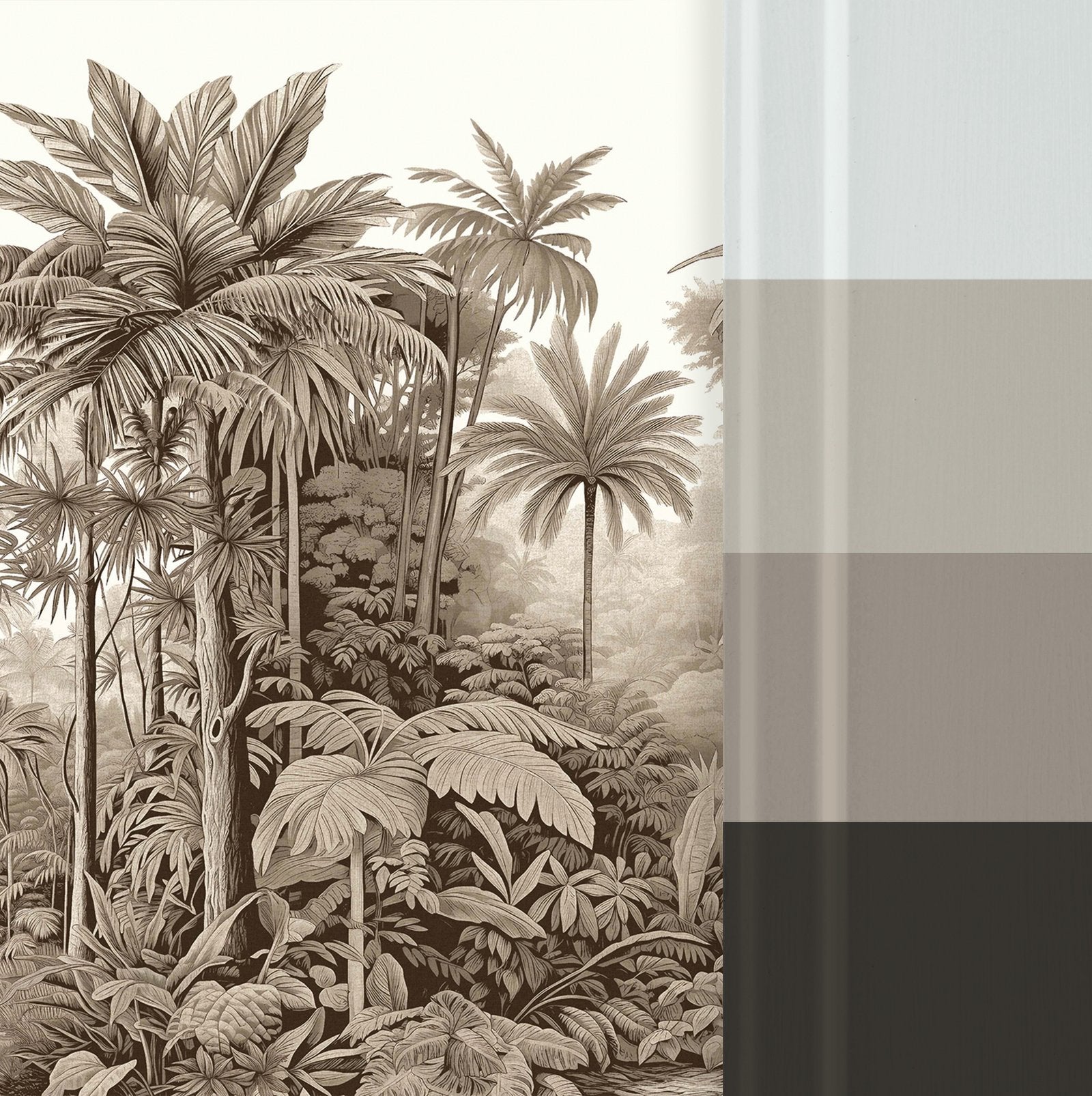 Benmore Ridge Sepia Bespoke Mural