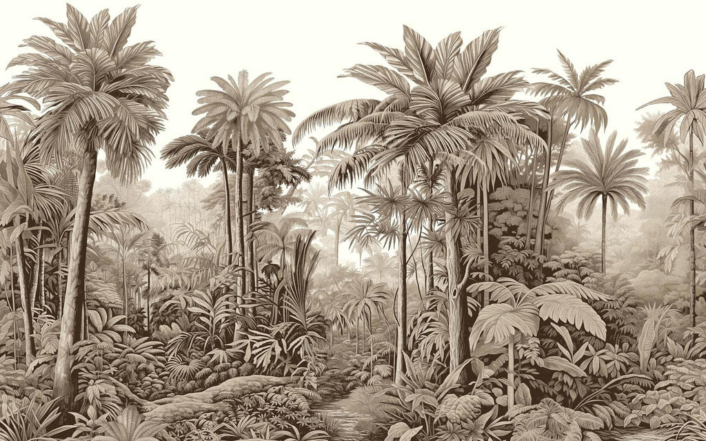 Benmore Ridge Sepia Bespoke Mural