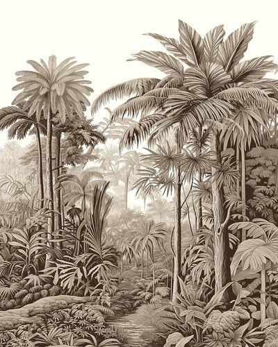 Benmore Ridge Sepia Bespoke Mural