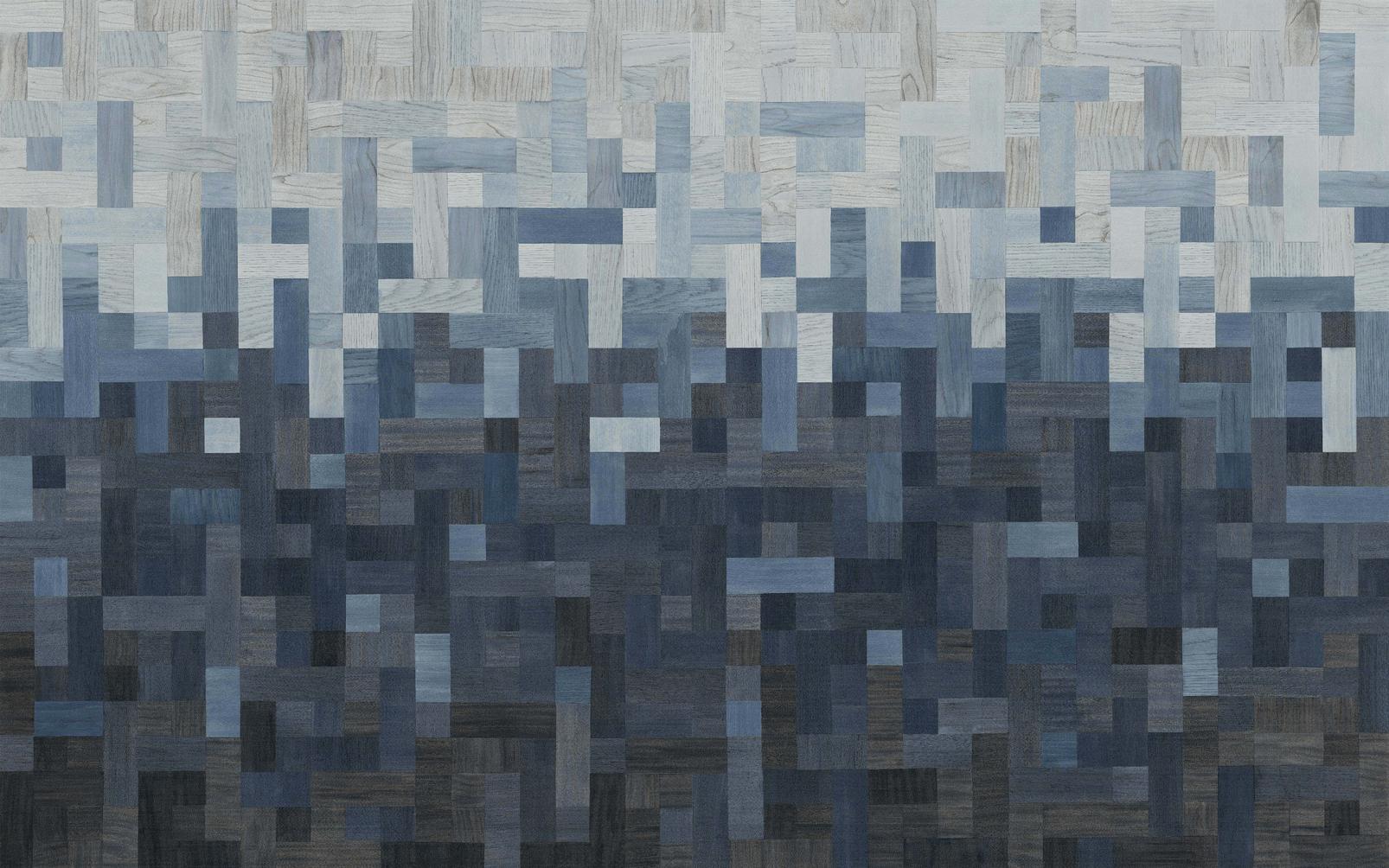 Matrix Blue Bespoke Mural