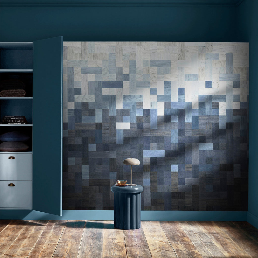 Matrix Blue Bespoke Mural