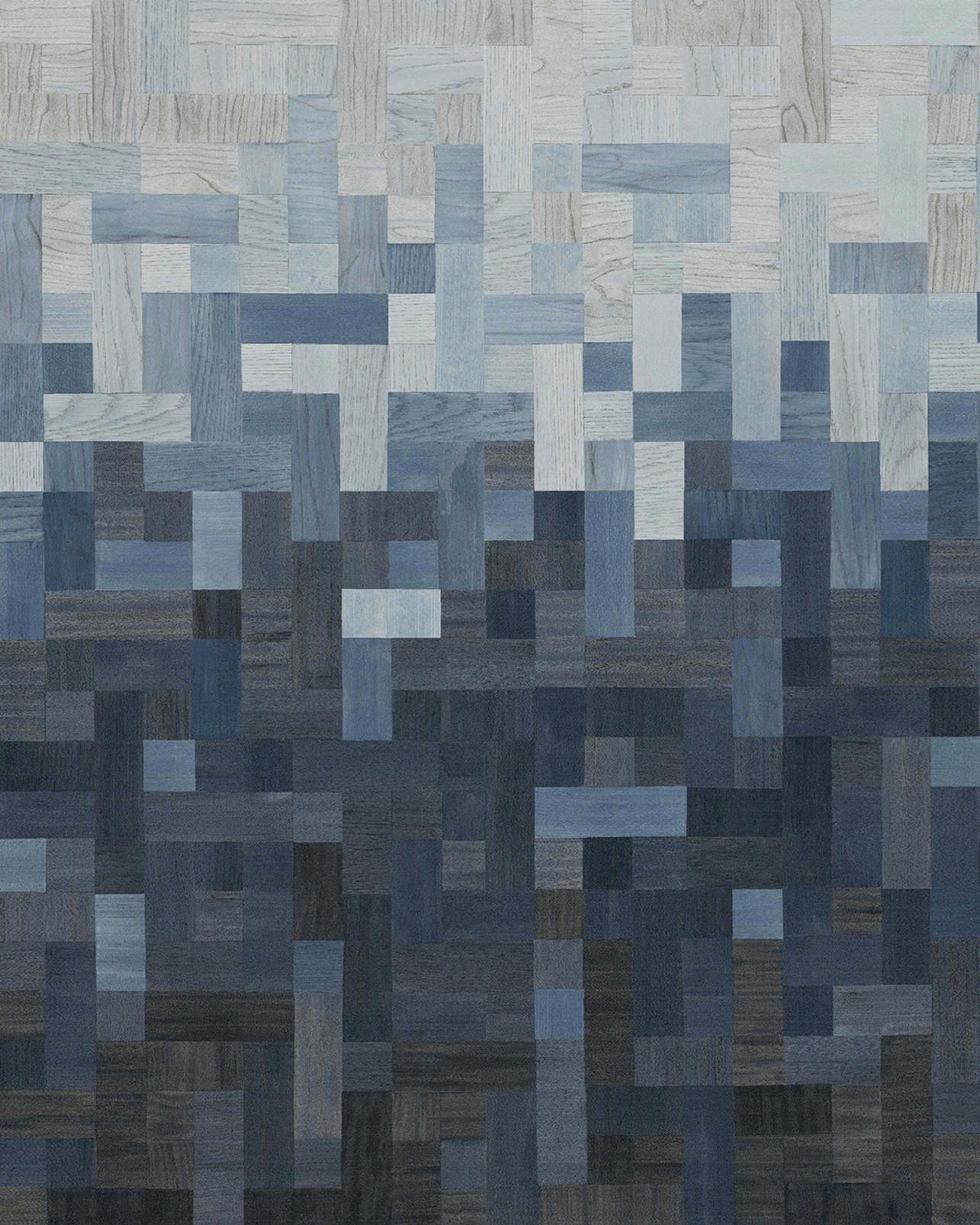 Matrix Blue Bespoke Mural