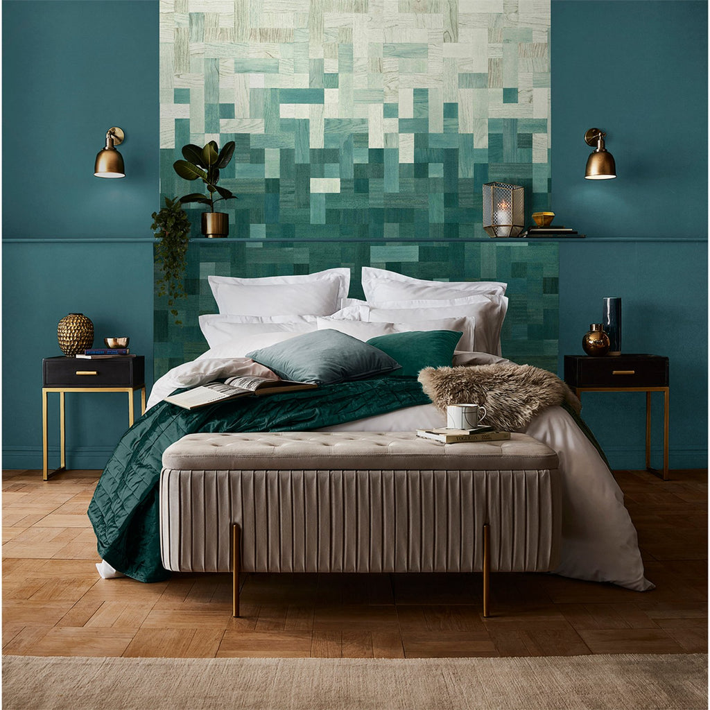 Matrix Teal Bespoke Mural