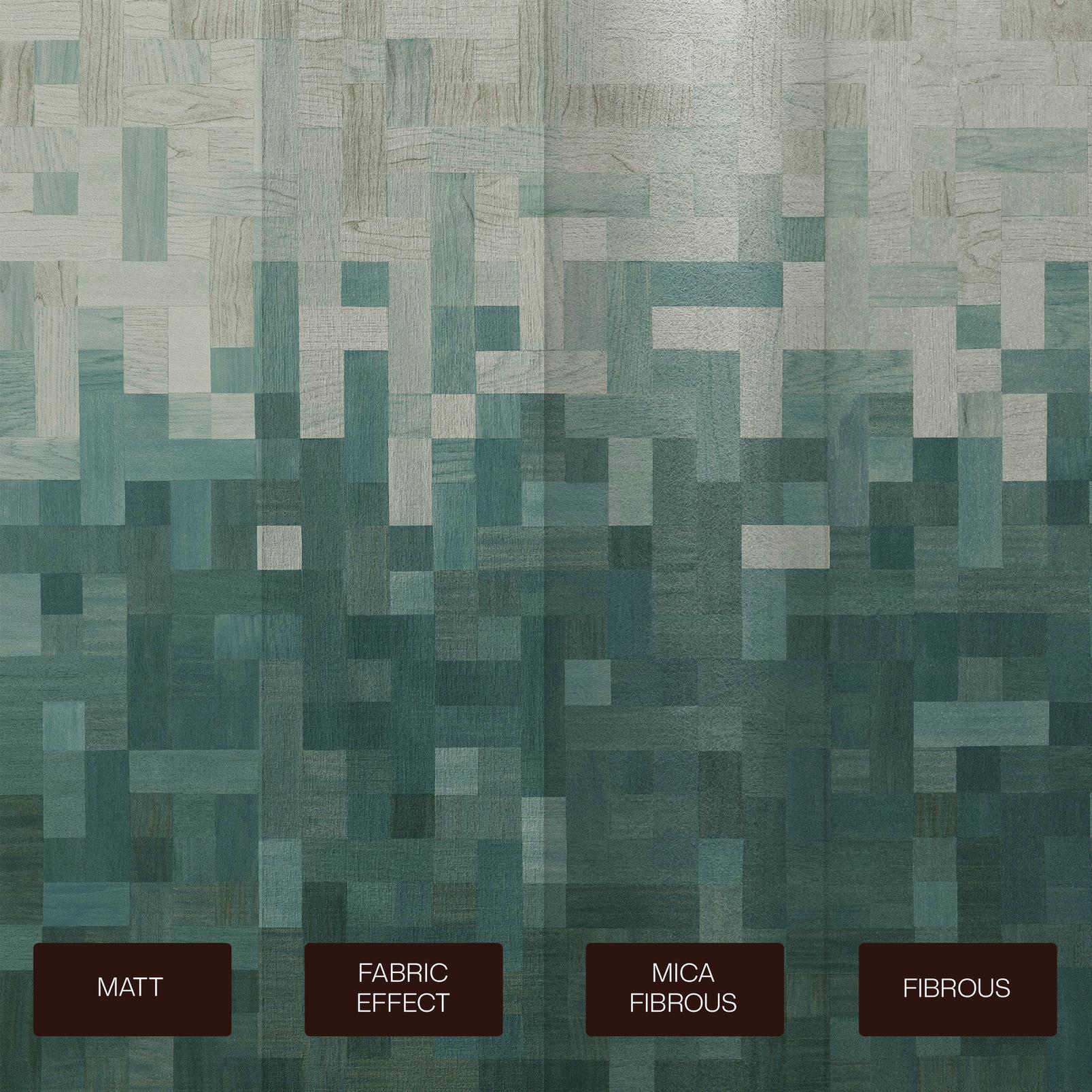 Matrix Teal Bespoke Mural