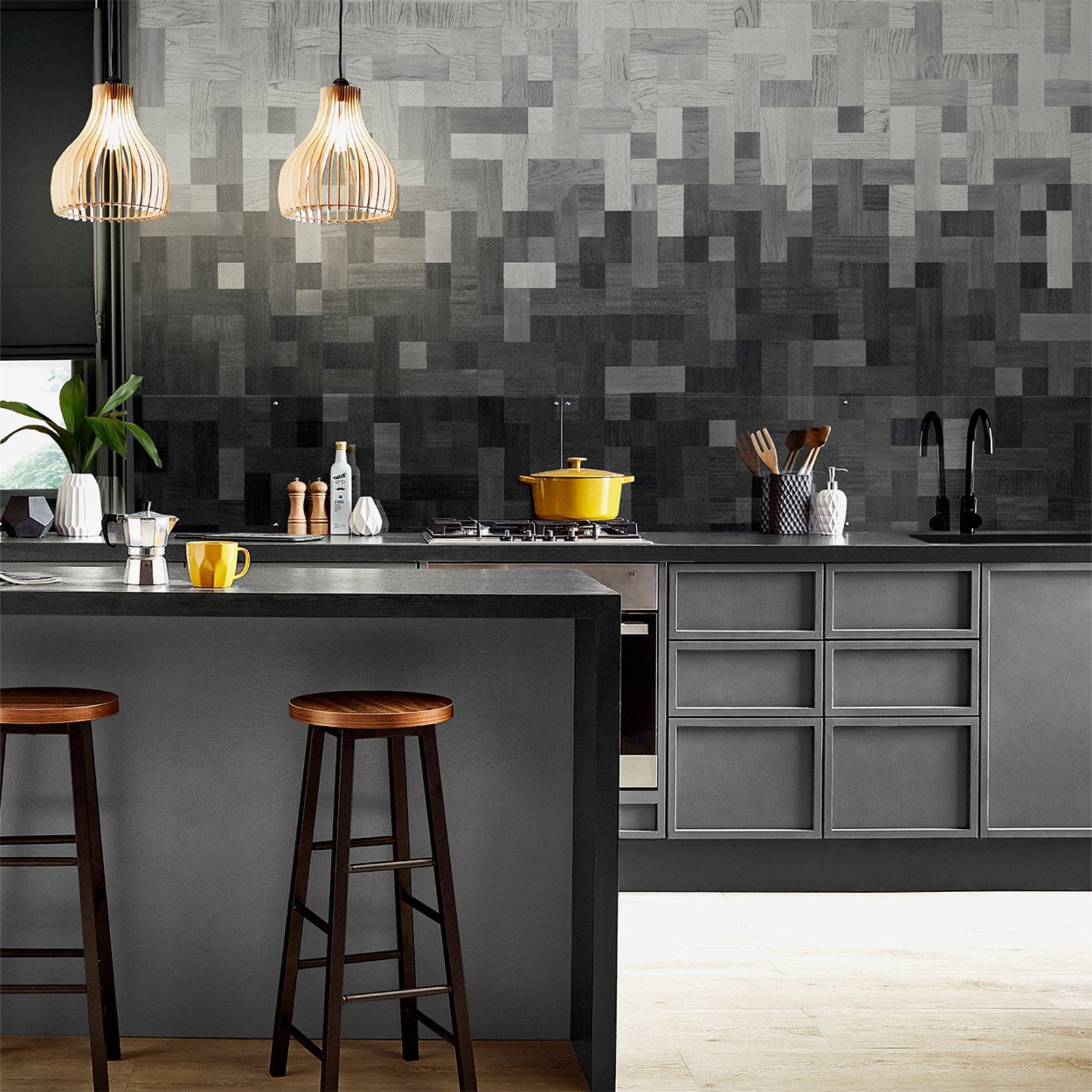 Matrix Grey Bespoke Mural