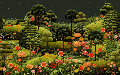 Arley Garden Dusk Bespoke Mural